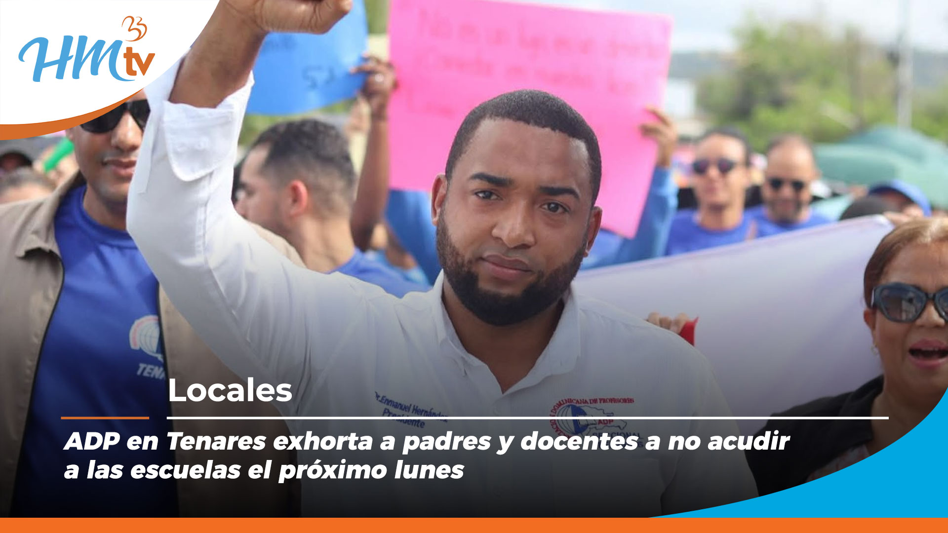 ADP en Tenares exhorta a padres y docentes a no acudir a las escuelas el próximo lunes