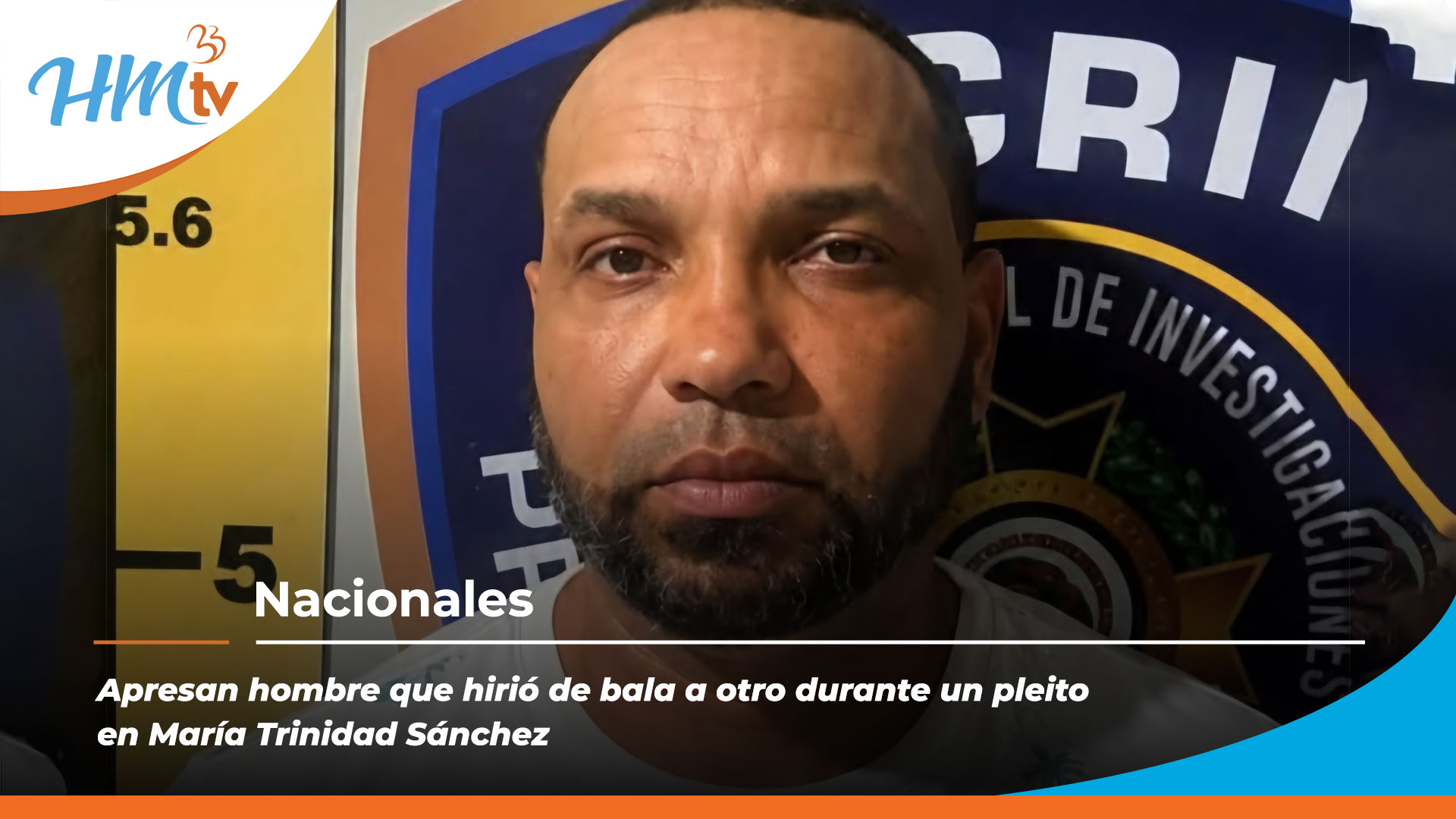 Apresan hombre que hirió de bala a otro durante un pleito en María Trinidad Sánchez