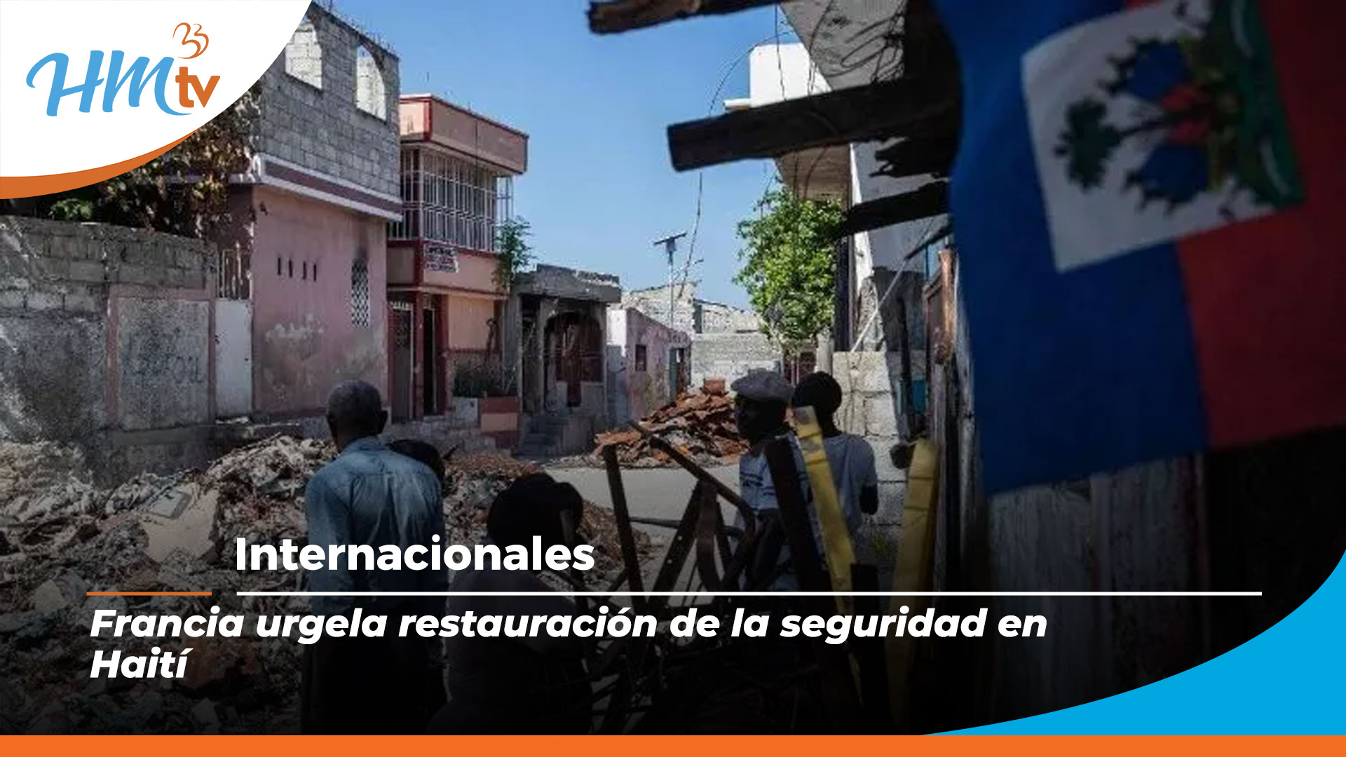 Francia urgela restauración de la seguridad en Haití