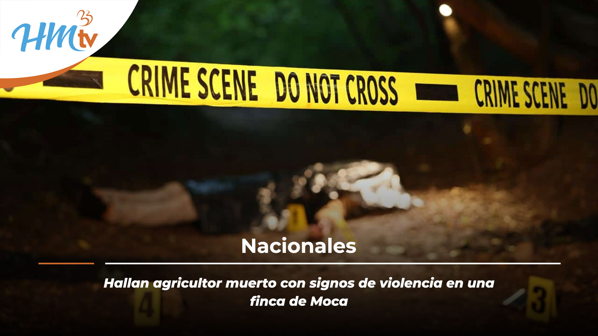 Hallan agricultor muerto con signos de violencia en una finca de Moca