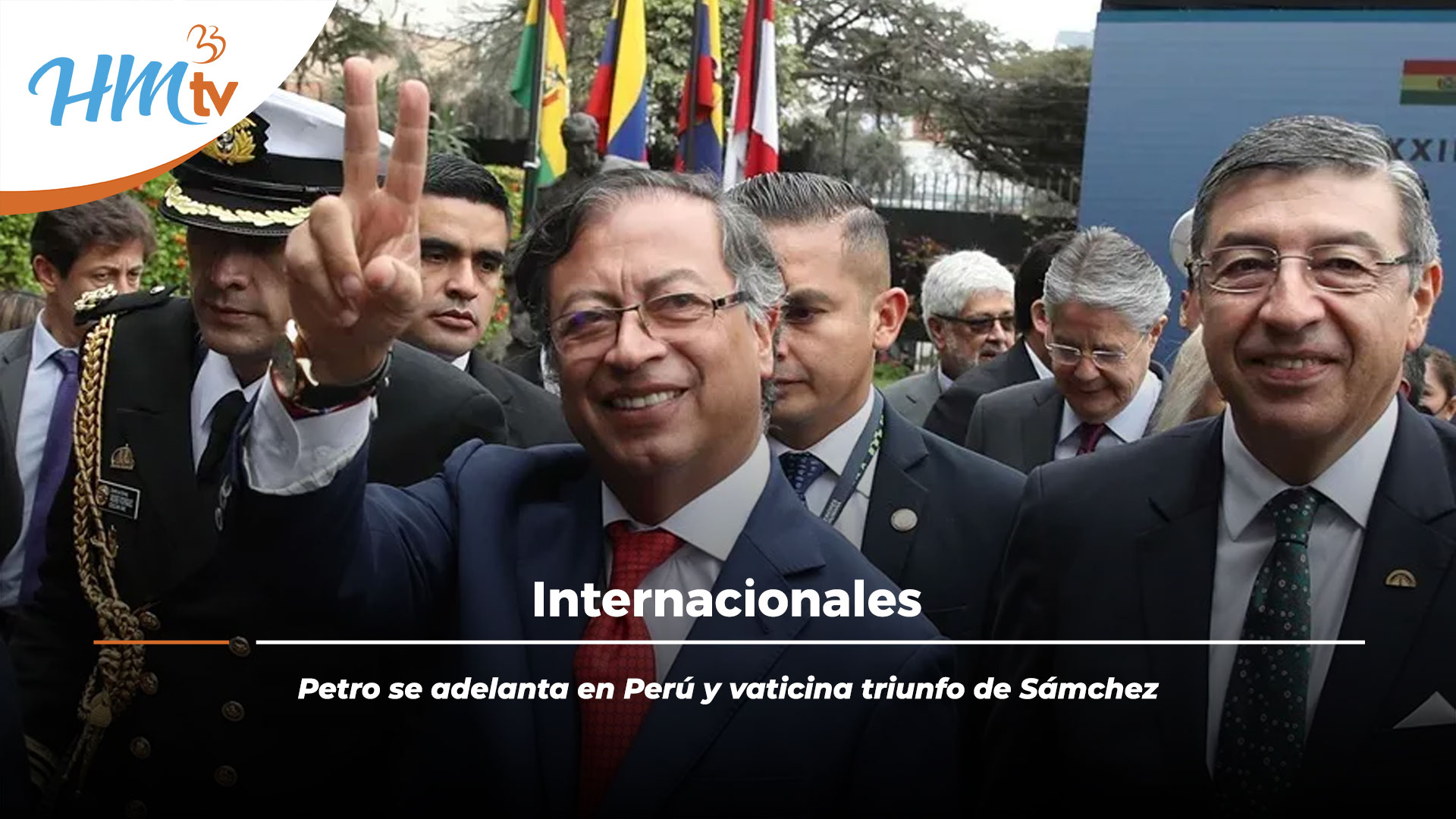 Petro se adelanta en Perú y vaticina triunfo de Sámchez