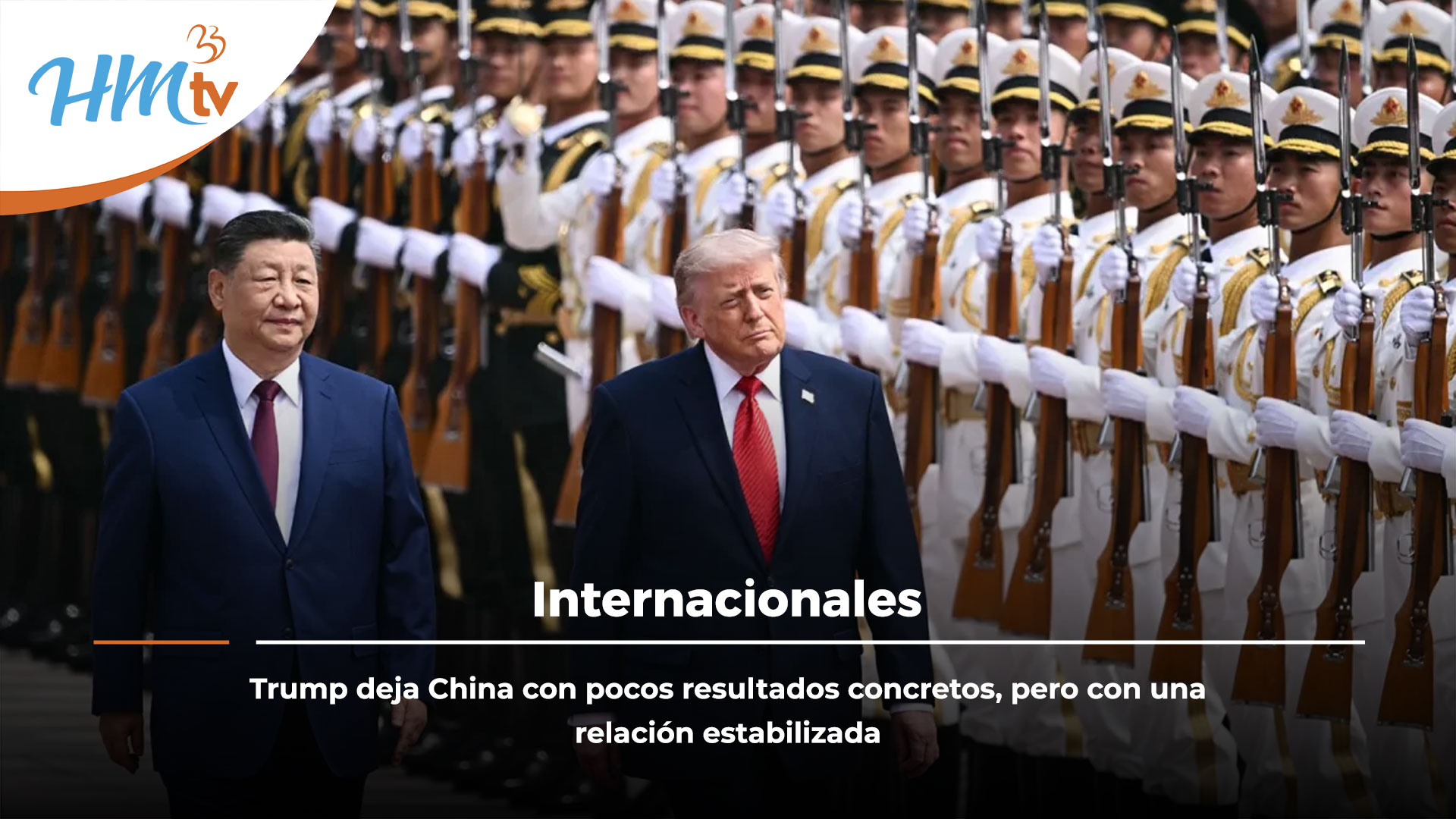Trump deja China con pocos resultados concretos, pero con una relación estabilizada
