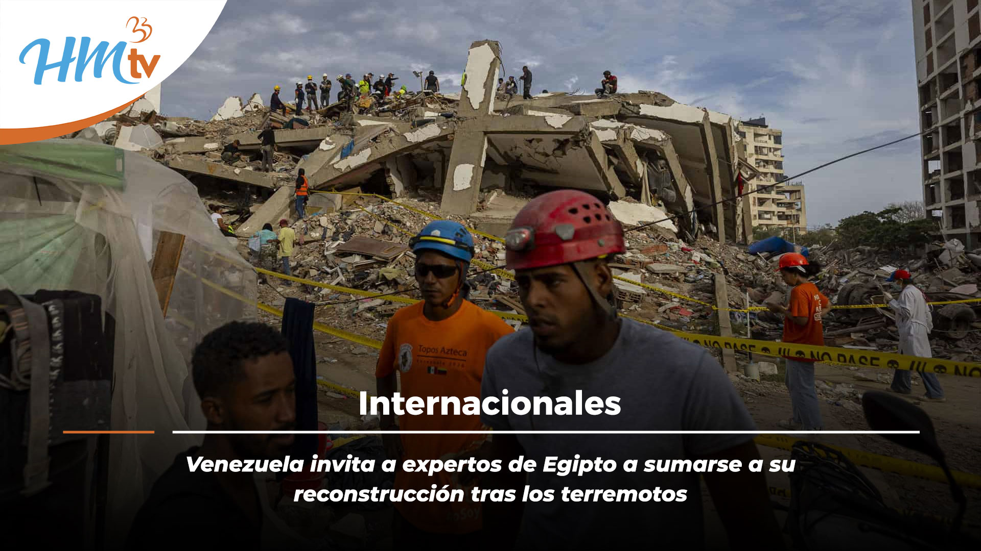 Venezuela invita a expertos de Egipto a sumarse a su reconstrucción tras los terremotos